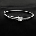 Eterna Solitaire Bangle Bracelet