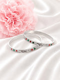 925 Sterling Silver Engraved Baby Bangles