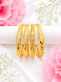 Elegant Floral Silver Bangles – Timeless Beauty