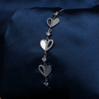 Eternal Hearts Sterling Silver Bracelet