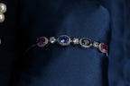 Celestial Aura Multi-Stone Sterling Silver Bracelet