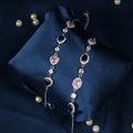 Royal Amour Multi-Stone Sterling Silver Bracelet