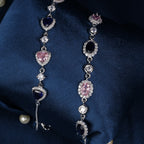 Royal Amour Multi-Stone Sterling Silver Bracelet