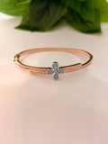 Azure Petal Rose Gold Bracelet