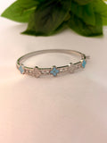 Blue Blossom Crystal Bracelet