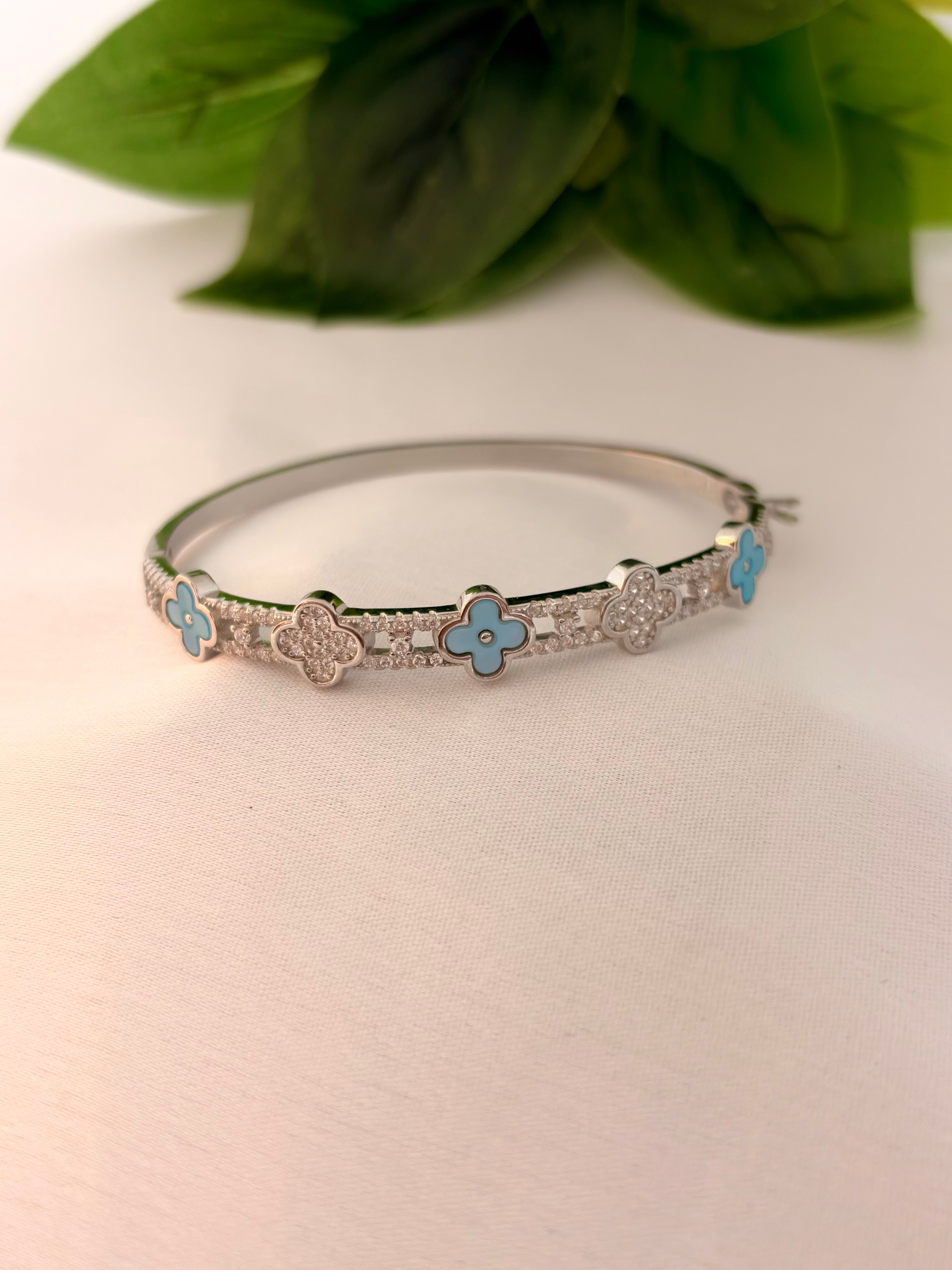 Blue Blossom Crystal Bracelet