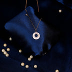 Pearl Cubic Zircon Pendant Necklace