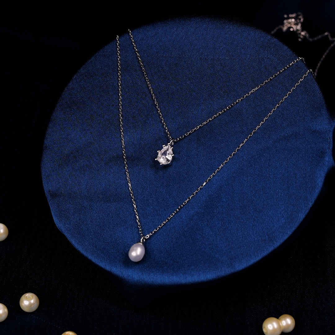 Luna Pearl Drop Pendant