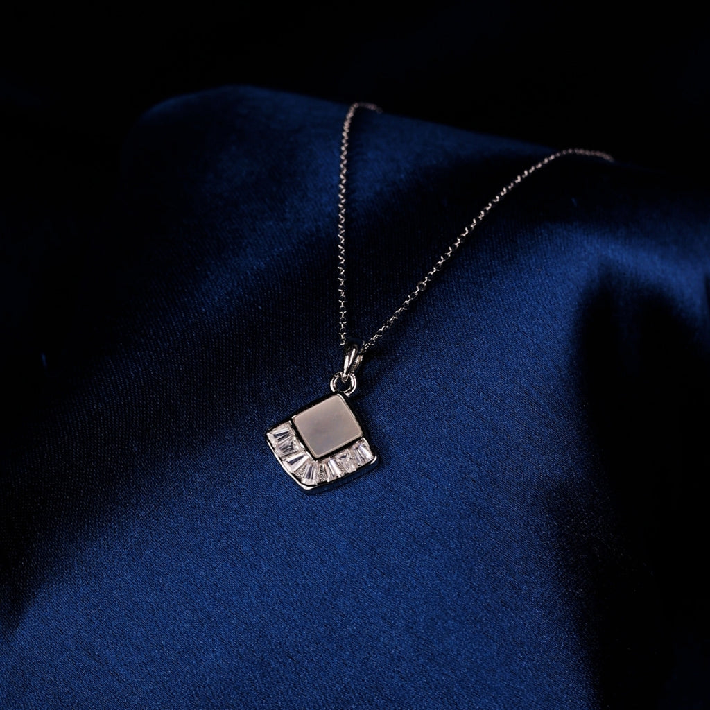 Aurora Frame Silver Pendant