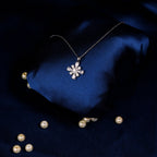 Bloom Crystal Flower Pendant