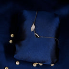 Twin Leaf Harmony Pendant