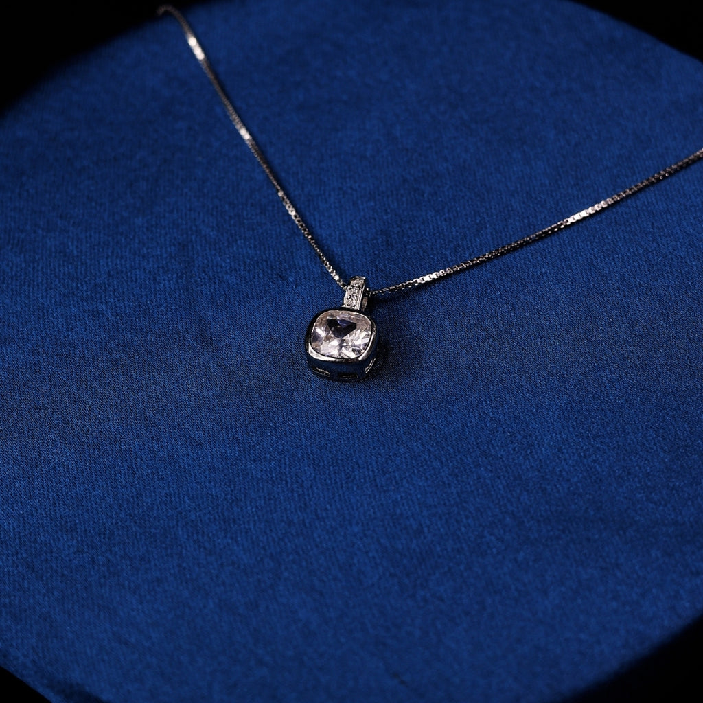 Classic Cushion Sparkle Pendant