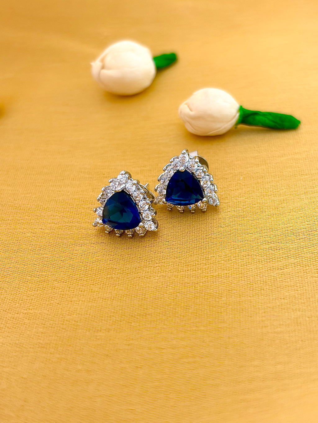 Midnight Halo Stud Earrings