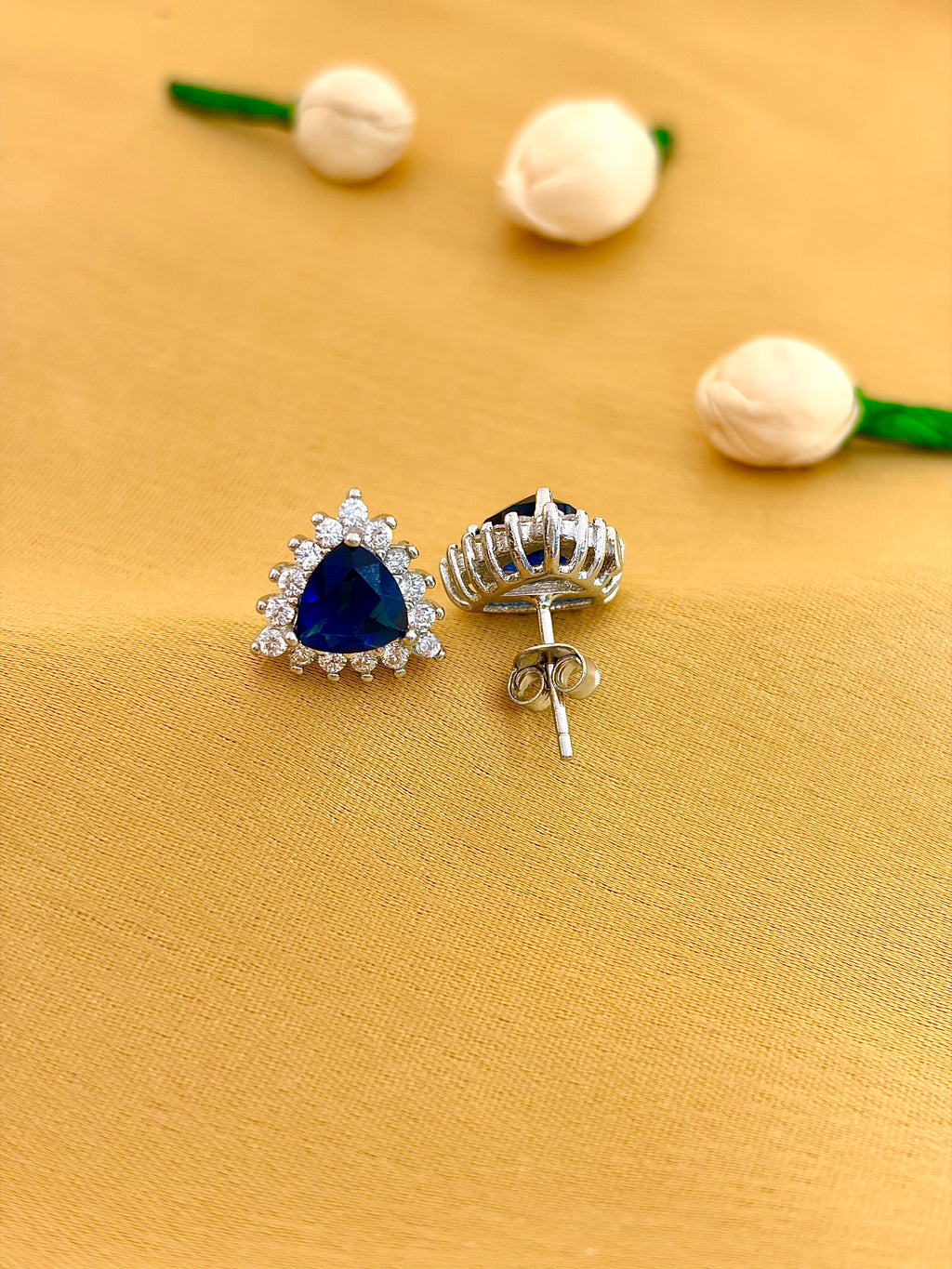 Midnight Halo Stud Earrings