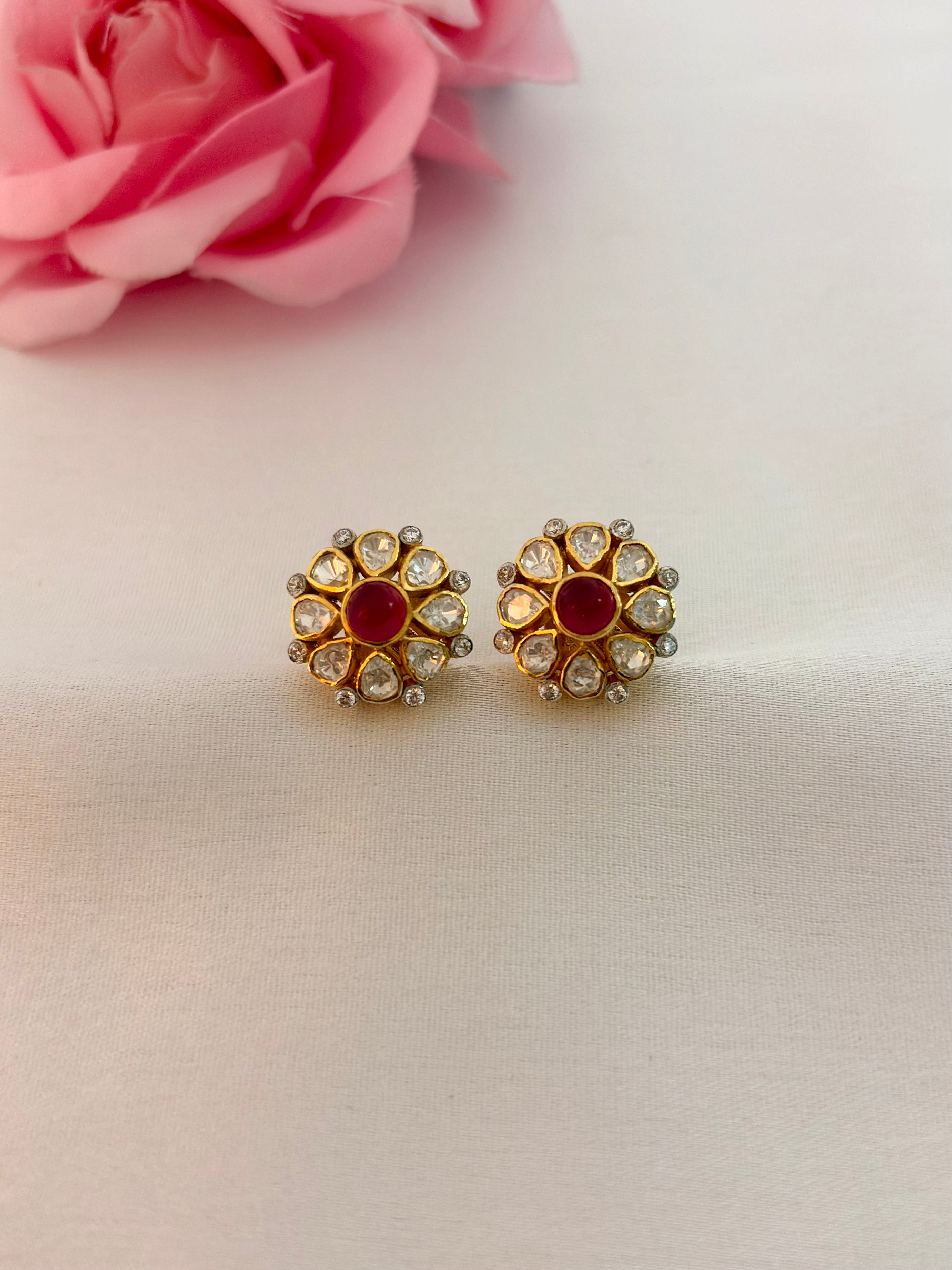 Ruby Bloom Studs
