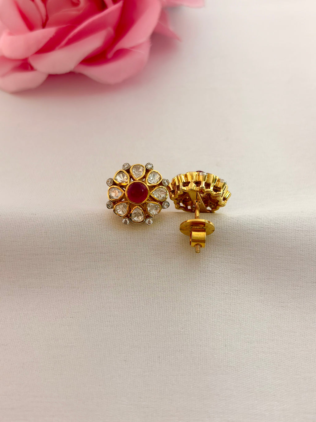 Ruby Bloom Studs