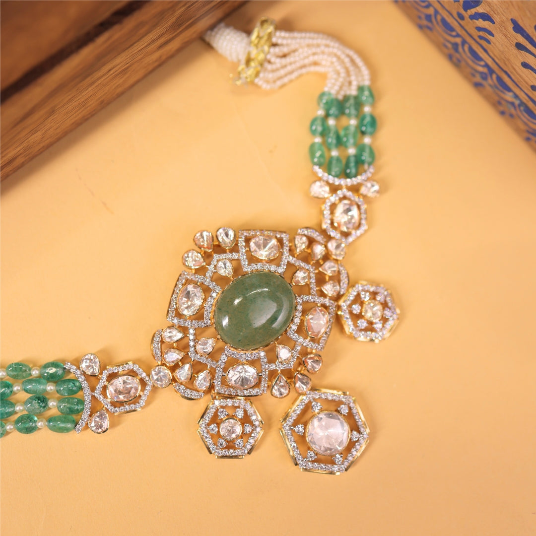 Zamrud Royale Polki Necklace
