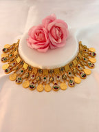 Rajwada Riwaayat Gold Statement Choker Set