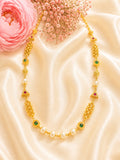 Emerald Pearl Gold-Plated Chain