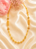 Pastel Emerald Gold-Plated Chain