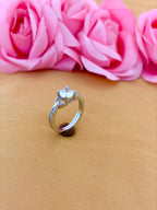 Side-Set Solitaire Ring