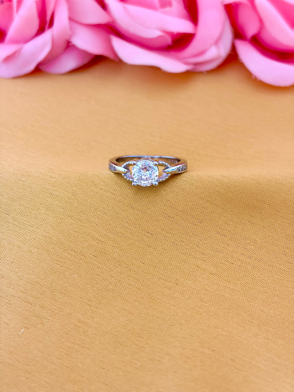 Side-Set Solitaire Ring