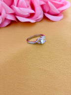 Side-Set Solitaire Ring
