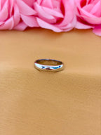Classic Plain Sterling Silver Band