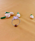 Blush Square-Cut Solitaire Ring