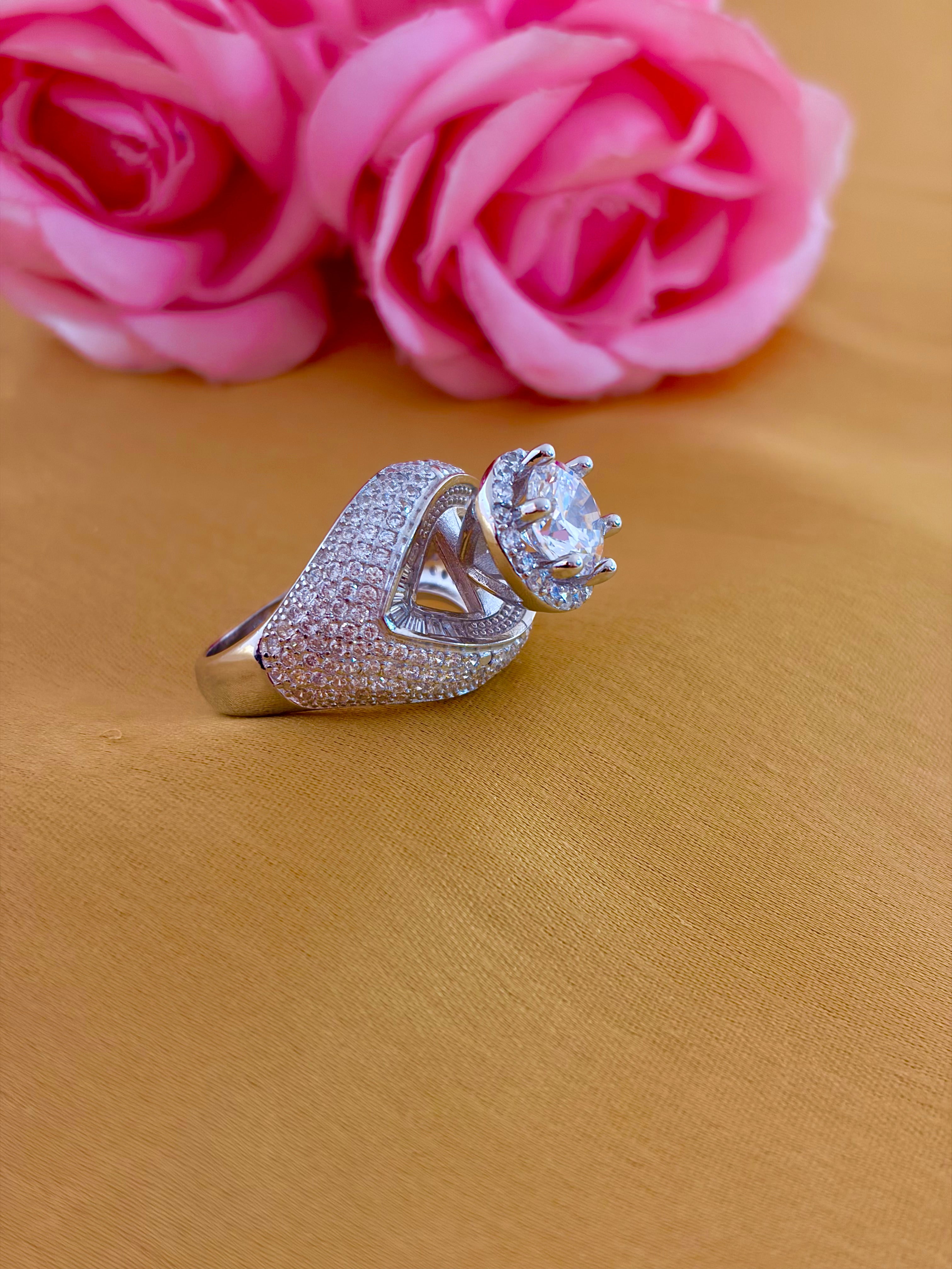 Grand Pavé Dome Ring