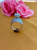 Royal Dome Halo Ring