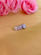 Grace Curve Solitaire Ring