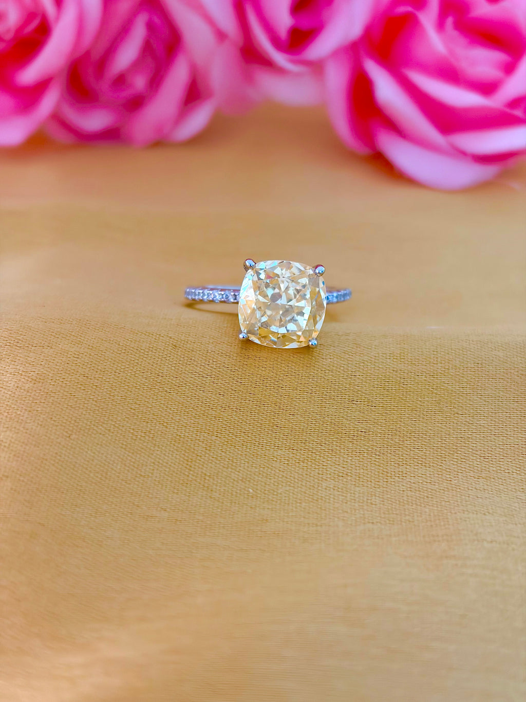 Ivory Crown Solitaire Ring