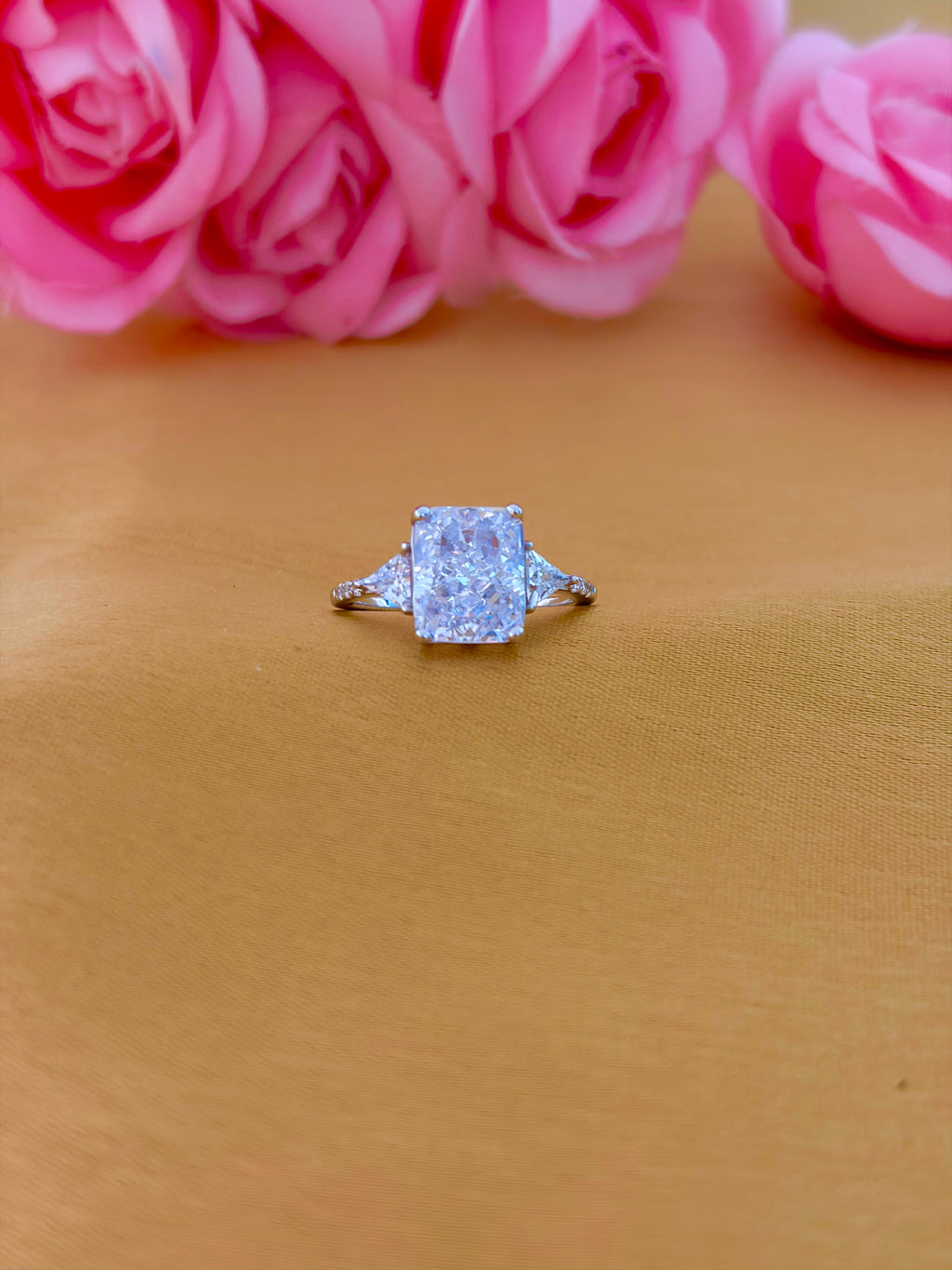Celeste Cushion Spark Ring