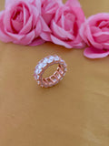 Eternal Brilliance Rose Gold Band Ring