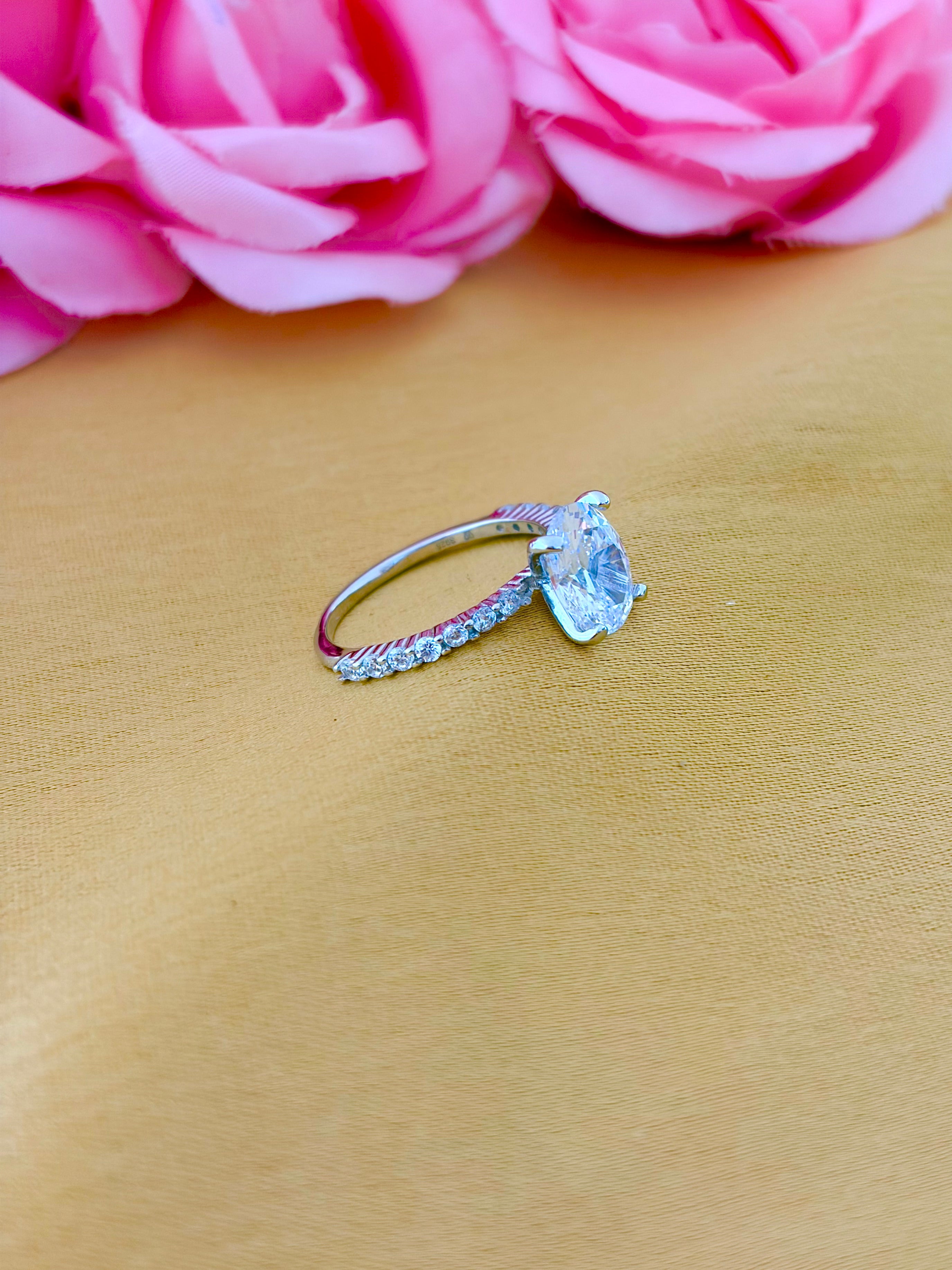Luna Grace Solitaire Ring