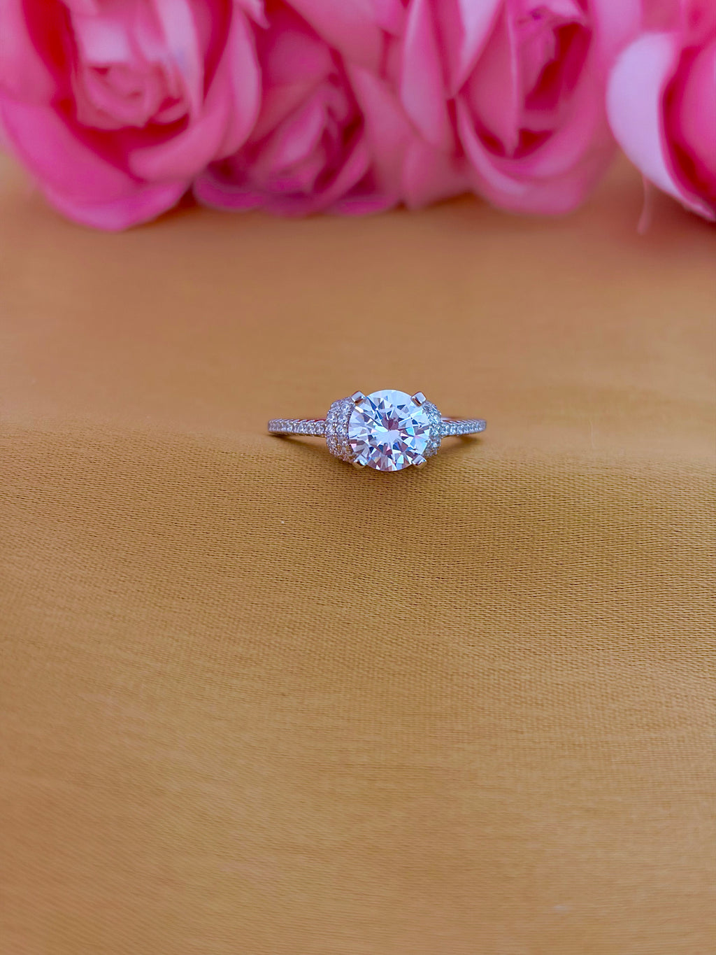 Elysia Cubic Zircon Solitaire Ring