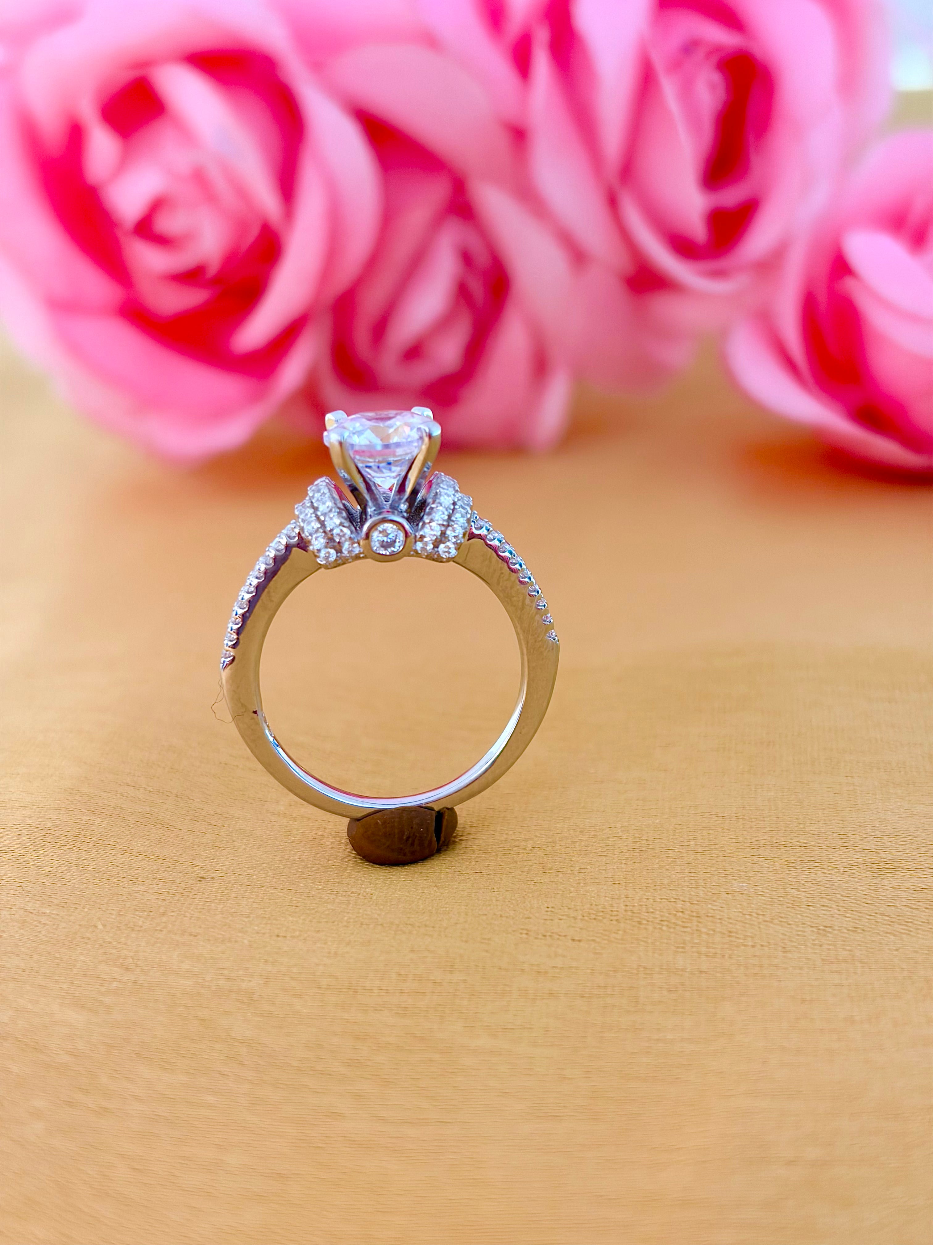 Elysia Cubic Zircon Solitaire Ring