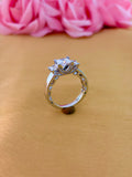 Aurora Crown Cubic Zircon Solitaire Ring
