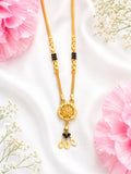 Traditional Gold Mangalsutra with Designer Pendant