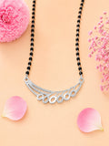 92.5 Sterling Silver CZ Designer Mangalsutra