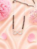 92.5 Sterling Silver Infinity Mangalsutra