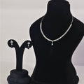 92.5 Midnight Bloom Blue Stone Necklace Set