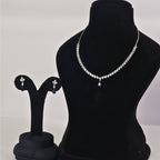 92.5 Midnight Bloom Blue Stone Necklace Set